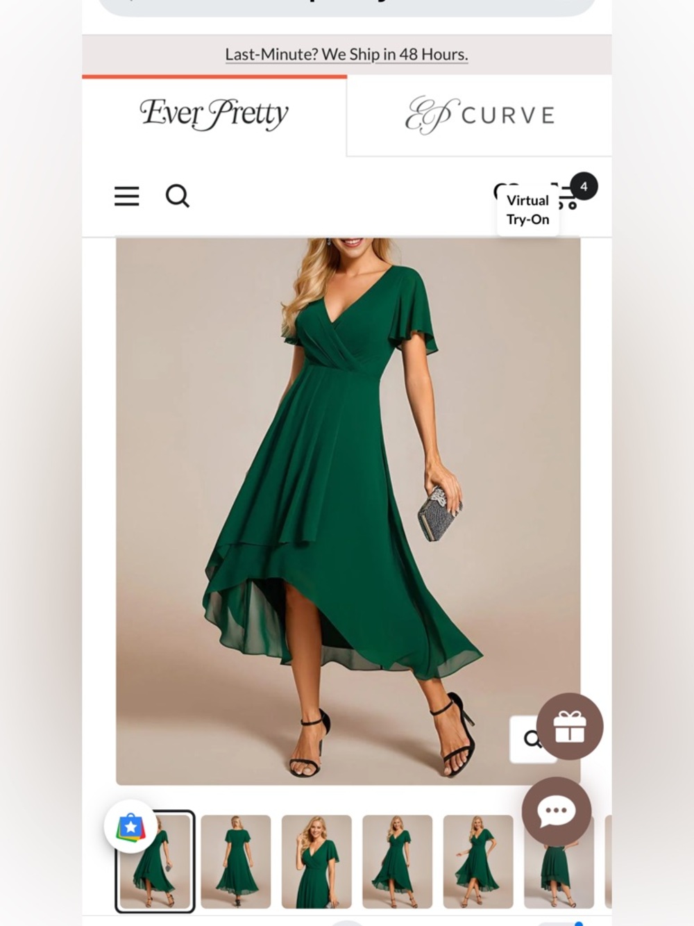 New with Tags Ever Pretty, Ever Lark.  Size 14, Dark Green.